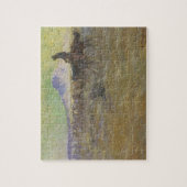 カウボーイヘルディングキャトルオンザレンジバイロンメガージー ジグソーパズル (縦)