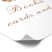 カウボーイベイビーシャワー - 本、カード、プレゼント ポスター (角)