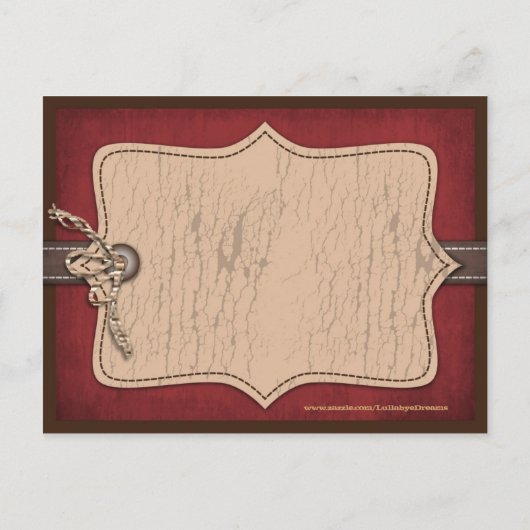 カウボーイベビーはがき 案内ポストカード (裏面)