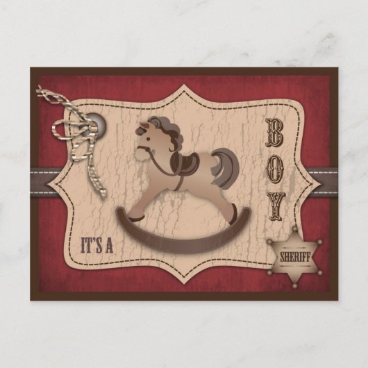 カウボーイベビーはがき 案内ポストカード (正面)