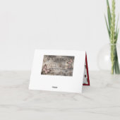 カウボーイベビーウェスタンサンキューカード サンキューカード (裏面)