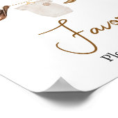 カウボーイベビーシャワーの好意 ポスター (角)