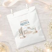 カウボーイベビーシャワーカスタマイズお気に入りバッグ フェイバーバッグ (クリップ留めされた状態)