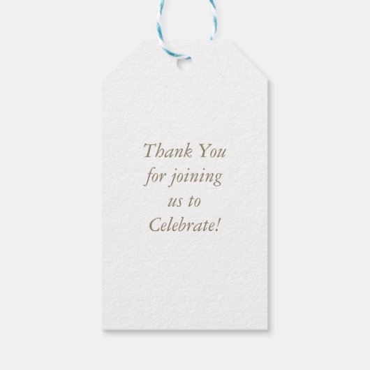 カウボーイベビーシャワーカントリー西ブルーボーイ ギフトタグ (裏面)