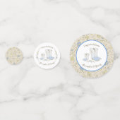 カウボーイベビーシャワーカントリー西ブルーボーイ コンフェッティ (裏面)