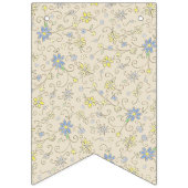 カウボーイベビーシャワーカントリー西ブルーボーイ バンティングフラッグ (第2の旗)