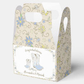 カウボーイベビーシャワーカントリー西ブルーボーイ フェイバーボックス (オープン)