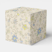 カウボーイベビーシャワーカントリー西ブルーボーイ フェイバーボックス (裏面サイド)