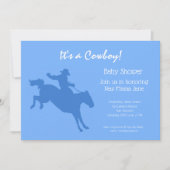 カウボーイベビーシャワーパーティの招待状 招待状 (正面)