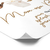 カウボーイベビーシャワーママムオーサバー ポスター (角)