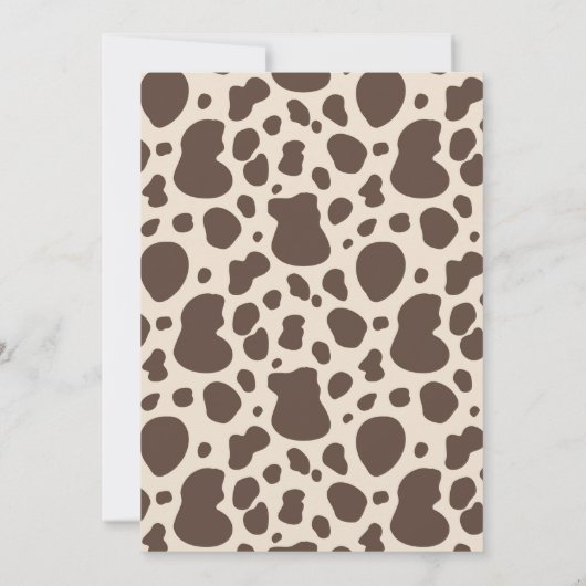 カウボーイベビーシャワー招待状 |ウエスタンベビー 招待状 (裏面)