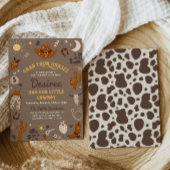 カウボーイベビーシャワー招待状 |ウエスタンベビー 招待状