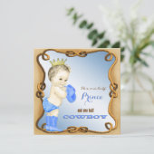 カウボーイベビーシャワー招待状 招待状 (スタンド正面)