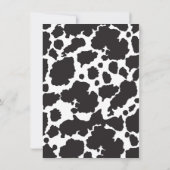 カウボーイベビーシャワー招待状 招待状 (裏面)