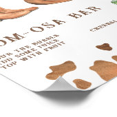 カウボーイベビーシャワー桃佐バー ポスター (角)