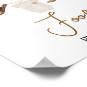 カウボーイベビーシャワー食品 ポスター (角)