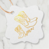 カウボーイベビーシャワー フェイバータグ (正面)