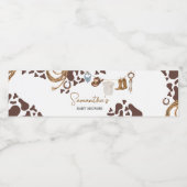 カウボーイベビーシャワー ペットボトルラベル (シングルラベル)