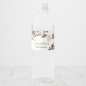 カウボーイベビーシャワー ペットボトルラベル (正面)