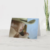 カウボーイベビー カード (裏面)