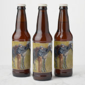 カウボーイホースオールドウェスト・トマス・エイキンズ ビールラベル (ボトル)