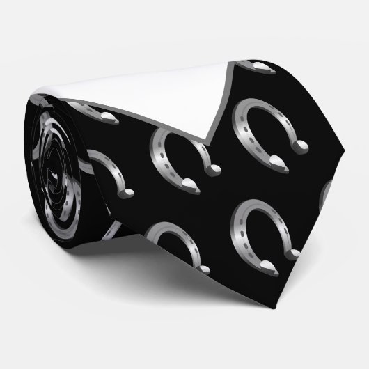 カウボーイホースシューズ |イニシャル ネクタイ (ロール)