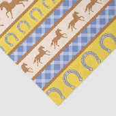 カウボーイホースポニーかわいい1st誕生日パーティーテーマ 薄葉紙 (詳細)