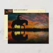 カウボーイポストカード ポストカード (正面/裏面)