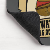 カウボーイポテト指名手配ポスター マウスパッド (コーナー)