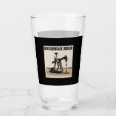 カウボーイポンプJack Rodeoデザイン、西オイルフィールド タンブラーグラス (正面)