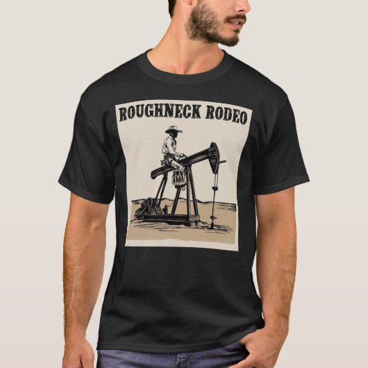 カウボーイポンプJack Rodeo Tシャツ、Western Oilfield Tシャツ (正面)