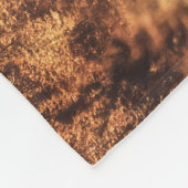 カウボーイポートレートアメリカ国旗のテーマ。 フリースブランケット (角)