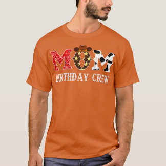 カウボーイママ誕生日クルーズウェスタンロデオテーマ誕生 Tシャツ