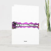 カウボーイムース誕生日カード カード (裏面)