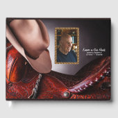 カウボーイメモリアル葬儀ゲストブック ゲストブック (正面)