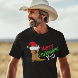 カウボーイメリークリスマスイオール Tシャツ