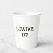 カウボーイモダン女性のカーボーイウエスタンブーツ 紙コップ (裏面)