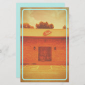 カウボーイモーテルヴィンテージ静止型 便箋 (正面/裏面)