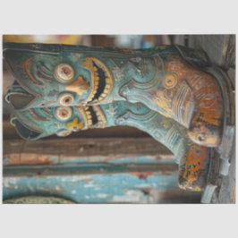 カウボーイユニークブーツを顔で分離 薄葉紙