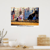 カウボーイライフセーバー ポスター (キッチン)