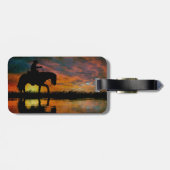 カウボーイラゲッジタグ ラゲッジタグ (裏面横)