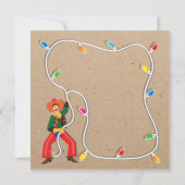 カウボーイラッソウェスタンのクリスマスパーティー 招待状 (裏面)