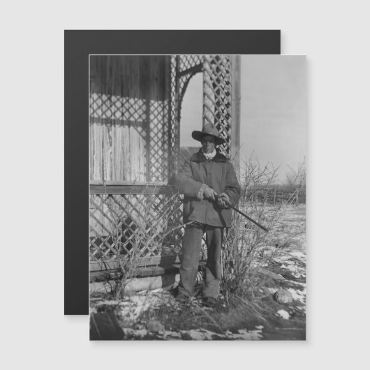 カウボーイランチャーまたは旧西のカナダの法律 (正面/裏面)