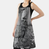 カウボーイランチャーまたは旧西のカナダの法律 エプロン (インサイチュ)