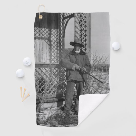 カウボーイランチャーまたは旧西のカナダの法律 ゴルフタオル (インサイチュ)