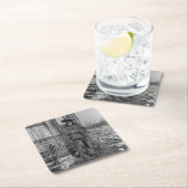 カウボーイランチャーまたは旧西のカナダの法律 スクエアペーパーコースター (インサイチュ)