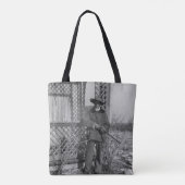 カウボーイランチャーまたは旧西のカナダの法律 トートバッグ (裏面)