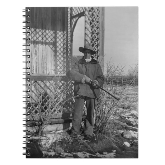 カウボーイランチャーまたは旧西のカナダの法律 ノートブック (正面)