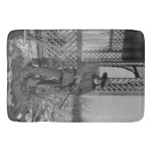 カウボーイランチャーまたは旧西のカナダの法律 バスマット (正面)