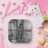 カウボーイランチャーまたは旧西のカナダの法律 ペーパープレート (パーティー)